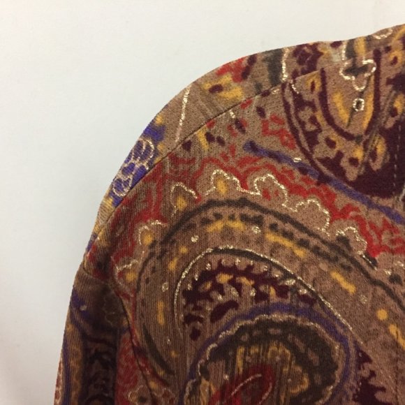 Shiny paisley top - Picture 3 of 5
